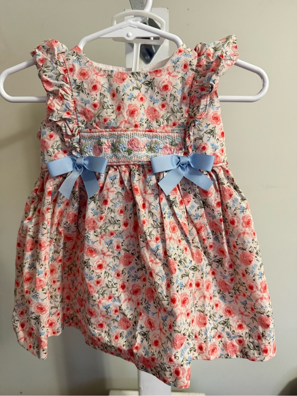 Iris & Ivy Smocked Dress & Diaper Cover